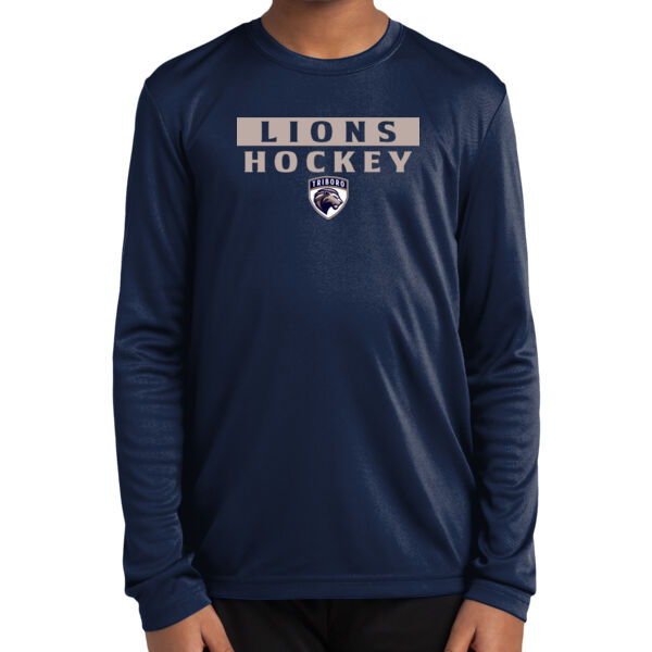 Triboro Lions - Youth Long Sleeve PosiCharge ® Competitor™ Tee Thumbnail