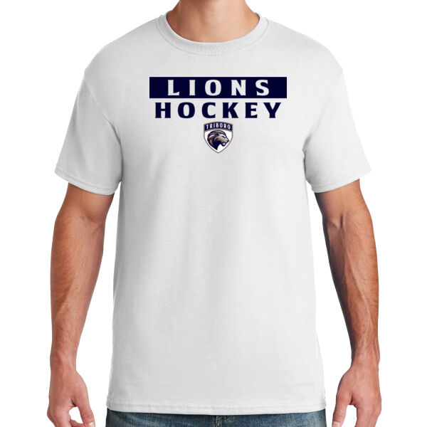Triboro Lions - Dri Power ® Active 50/50 Cotton/Poly T Shirt Thumbnail