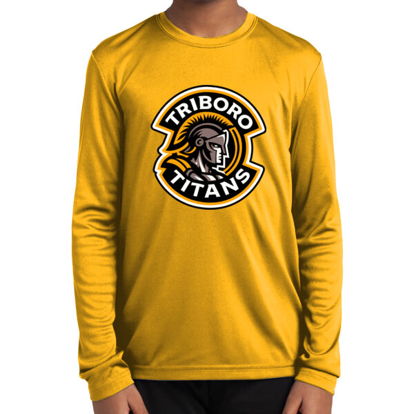 Titans Logo - Youth Long Sleeve PosiCharge ® Competitor™ Tee Thumbnail